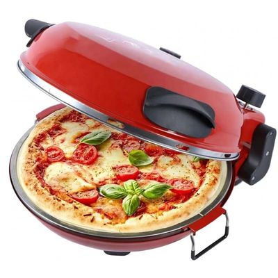 Ningbo Fabrik 12 Zoll Nichtklebende Calzone Maker Pizza Ofen in Rot Haus Verwenden Sie Fast FunElektrische Multi Pizza Maker