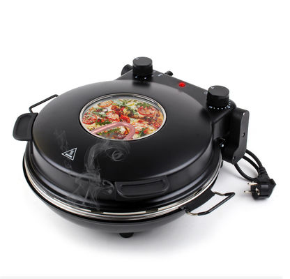 Ningbo Fabrik 12 Zoll Nichtklebende Calzone Maker Pizza Ofen in Rot Haus Verwenden Sie Fast FunElektrische Multi Pizza Maker