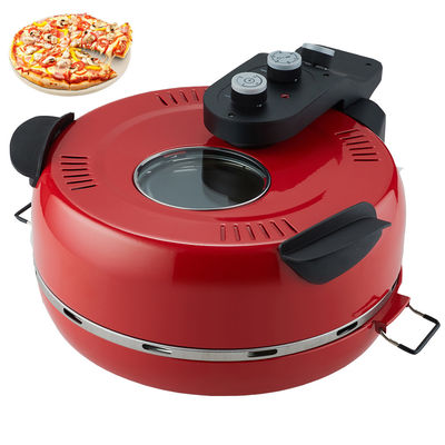 Fabrik-Direktpreis 12 Zoll nicht klebender Calzone-Pizza-Ofen in Red Home Verwenden Sie Fast FunElektrische Multi-Pizza-Macher