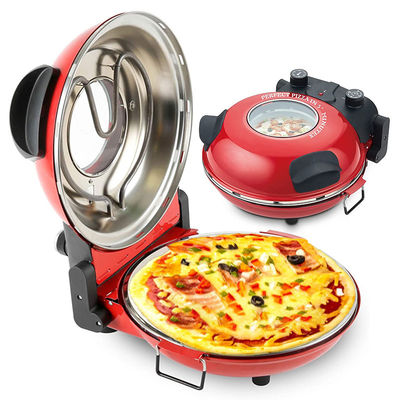 Fabrik-Direktpreis 12 Zoll nicht klebender Calzone-Pizza-Ofen in Red Home Verwenden Sie Fast FunElektrische Multi-Pizza-Macher