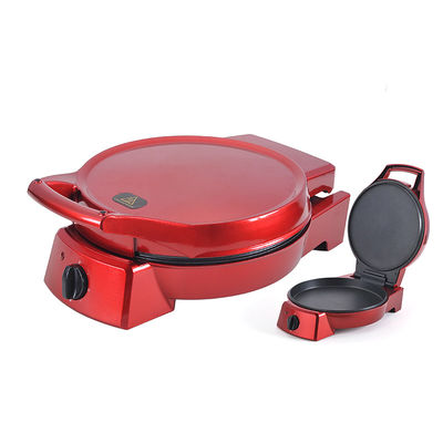 Elektrische 12-Zoll-nicht-klebende Pizza-Maschine für die Heim-Pizza-Pan-Pie Calzone Kocher mit einstellbarer Temperaturregelung