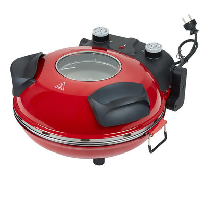 Warmverkauf rund Multifunktions-Fahrzeug zum Heimgebrauch Pizza-Pfanne und Outdoor-Portable elektrische Pizza-Macher