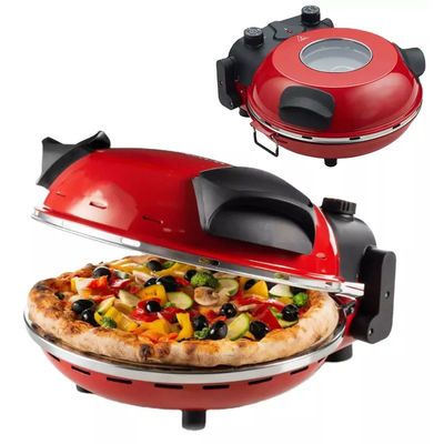 Kleines Küchengerät Nicht-Stick 12 Zoll Pizza-Maschine für Zuhause Elektro-Pizza-Ofen