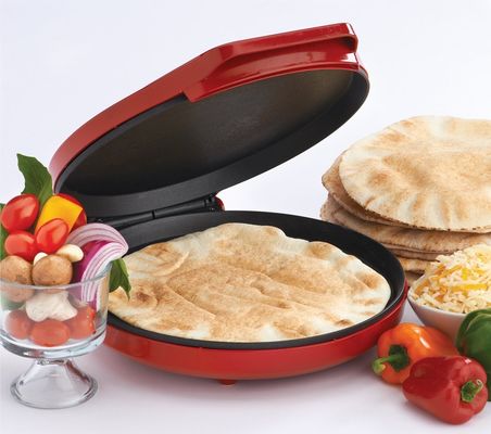 Anbolife elektrische Pizza-Maschine 1400w Multifunktions-Mini-Pizza-Maschine und tragbare elektrische Pizza-Maschine