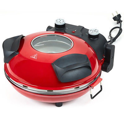 Anbolife elektrische Pizza-Maschine 1400w Multifunktions-Mini-Pizza-Maschine und tragbare elektrische Pizza-Maschine