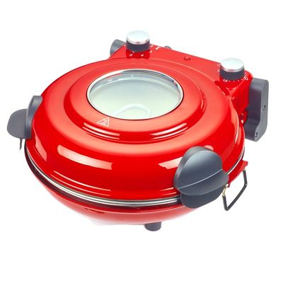 Neues Design mit nichtklebender Beschichtung Gusseisen-Pizza-Pfanne mit bunter Multifunktions-Runde-Pizza-Pfanne aus Edelstahl-Pizza-Stein