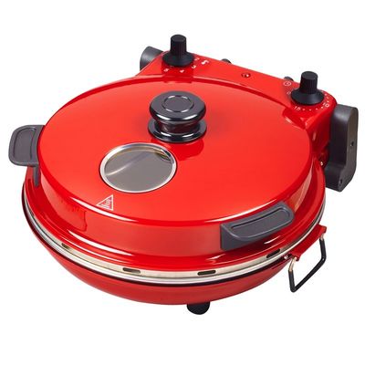 Anbolife runden muti-fuction mobilen Heimnutzung Pizza-Pfanne und Outdoor tragbare Pizza-Ofen elektrische Pizza-Macher