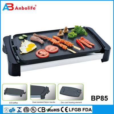 Anbo Fabrik Direkt-Hot-Verkauf nicht klebende runde elektrische Grill-Pfanne/elektrische Pizza-Pfanne Bratpfanne
