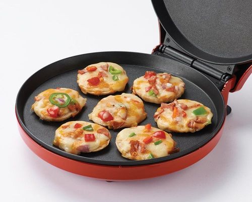 Neue elektrische Pizza-Maschine, tragbare, hochwertige, multifunktionale elektrische Pizza-Sandwich-Ofen/Pizza-Pfanne
