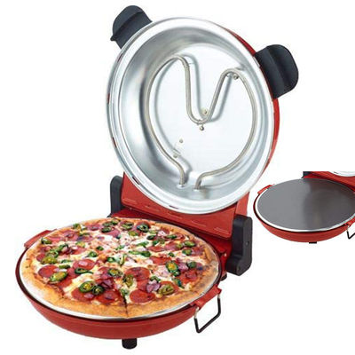 Elektrische Pizza-Maschine mit speziellem Stein für das Backen von Pizza 1200 W Pizza-Ofen