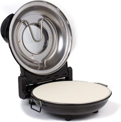 Elektrische Pizza-Maschine mit speziellem Stein für das Backen von Pizza 1200 W Pizza-Ofen
