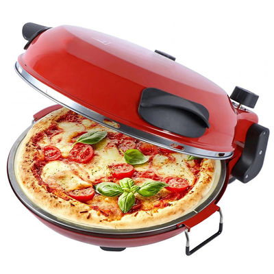 Elektrische Pizza-Maschine mit speziellem Stein für das Backen von Pizza 1200 W Pizza-Ofen