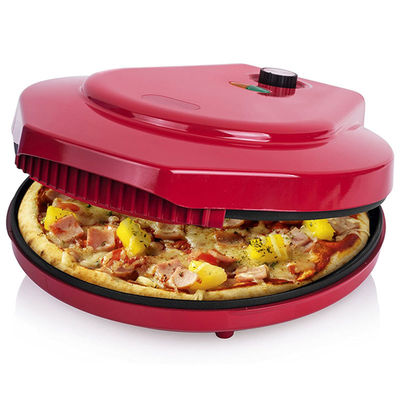 Mehrfunktions-Pizza-Maschine mit Temperaturregelung Ideal für Pizza Quiches Kuchen Crepes BBQ Elektro-Pizzoofen