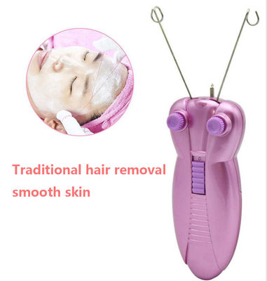 Lady Men Bee Elektrischer Gesichts-Epilator Baumwollnadel Lose Power mit Indikator Leicht schmerzloser Haarentferner