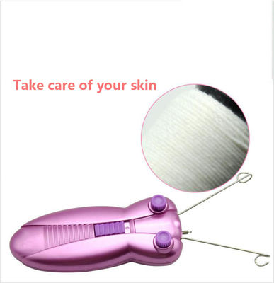 Lady Men Bee Elektrischer Gesichts-Epilator Baumwollnadel Lose Power mit Indikator Leicht schmerzloser Haarentferner