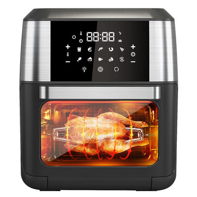 8l 12L 12 Liter kleiner Toaster Ofen Luftbrenner Edelstahl Liner
