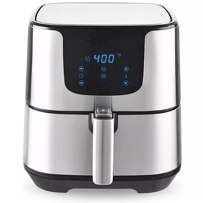 Ölfreier Edelstahl Elektrischer Küchenluftbrenner Ofen 5.5L 7L XL Digital 8 Voreinstellungen Touchscreen