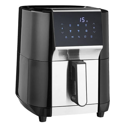 Ölfreier Edelstahl Elektrischer Küchenluftbrenner Ofen 5.5L 7L XL Digital 8 Voreinstellungen Touchscreen