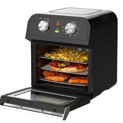 12 Liter Luftbrenner Öfen Edelstahl gesunde Ölfreie Kochmaschine Toaster Elektro-Pizzoofen