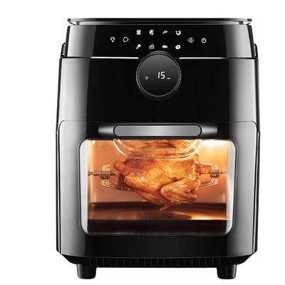 Multifunktionale Luftbrenner aus Edelstahl 12L Nichtölkonvektion Rotisserie Dehydrator Backen 1800W