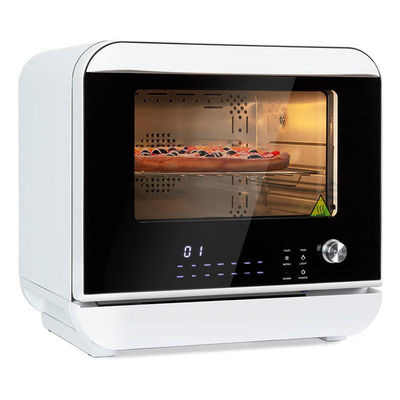 18L Dual Air Frye mit Dampf- und Trocknungsfunktion 2450W Toaster Dehydrator Ölfrei
