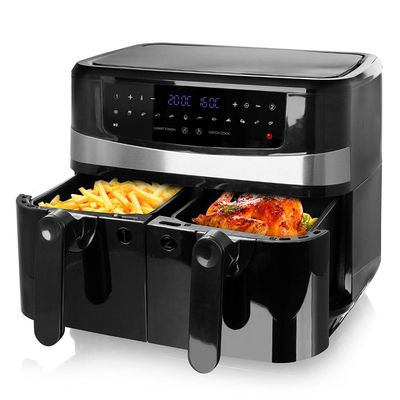 Doppelkorbölfreier Smart Dual Air Fryer 9L Digital 2400W