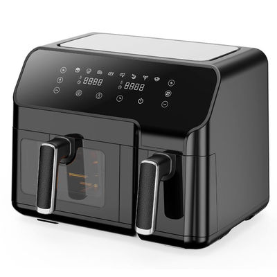 Großer 9L Dual-Air-Fryer mit 10in1-Touch-Voreinstellungen mit Zwei-Zonen-Technologie