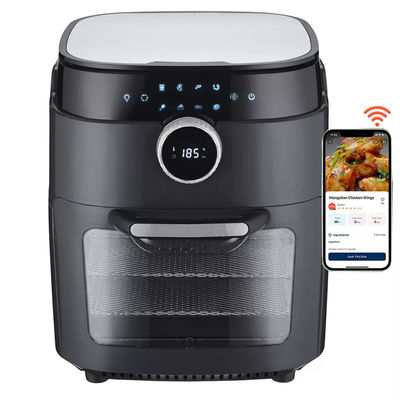 5L 6L 7L 8L Sichtbarer Dual Air Fryer Schnellkochen Heiß Ölfrei Smart WLAN