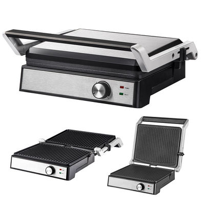 180 Grad voll geöffnet nicht anhaftend Platte abnehmbares Ölfach Elektrischer Toaster Sandwichmacher