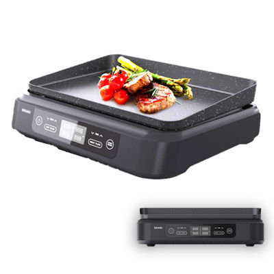 Kleine Küche Elektrische Pressengrill 5 4 3 In 1 Geteilte Bratpfanne Grill