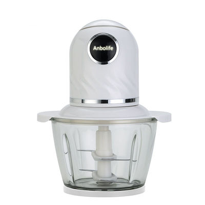 400 W Blender Chopper Profi 2L Edelstahl Glas Elektrische Fleischmühle