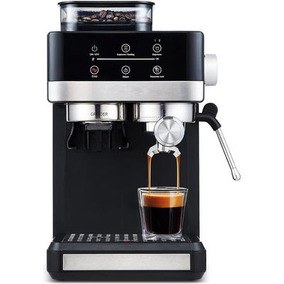 Professionelle elektrische Espresso-Kaffeemaschine leistungsstarke 15/20bar Druckpumpe Cappuccino Latte Schleifmaschine aus langlebigem Kunststoff