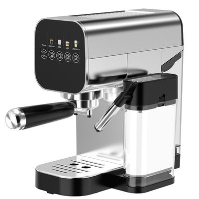 Halbautomatische Espresso-Kaffeemaschine mit manuellem Milchschäumen für Latte Cappuccino
