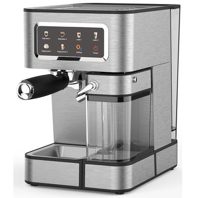 Halbautomatische Espresso-Kaffeemaschine mit manuellem Milchschäumen für Latte Cappuccino