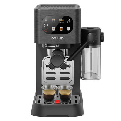 Halbautomatische Espresso-Kaffeemaschine mit manuellem Milchschäumen für Latte Cappuccino
