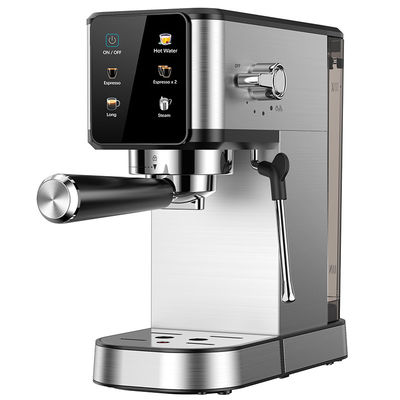 Automatische digitale Heimthermoblock Heizung Expresso Kaffeemaschine Dampfdampfmaschine Smart Portable italienische Espresso Kaffeemaschine