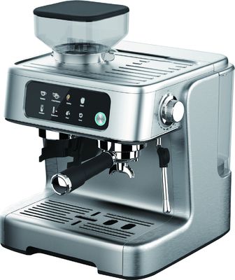 20 Bar Italian Express Espresso Maschine gebürstetes Edelstahlgehäuse