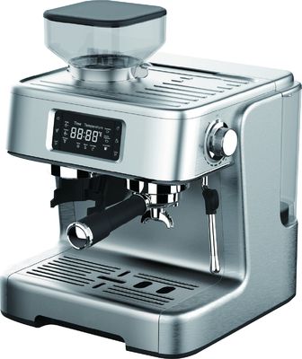 20 Bar Italian Express Espresso Maschine gebürstetes Edelstahlgehäuse