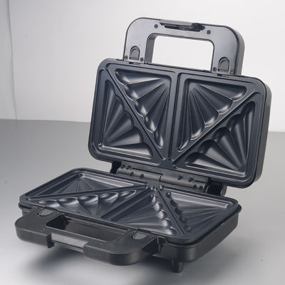 2-Scheiben-Tiefe-Füll-Waffe-Sandwich-Hersteller Trennbares Grill Grill Nichtklebende Beschichtung für die Küche Kochen Elektrische Grills Grills