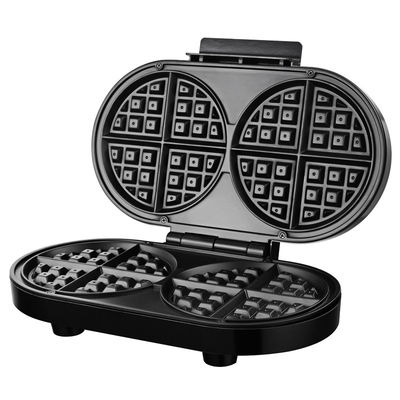 2-Scheiben-Tiefe-Füll-Waffe-Sandwich-Hersteller Trennbares Grill Grill Nichtklebende Beschichtung für die Küche Kochen Elektrische Grills Grills