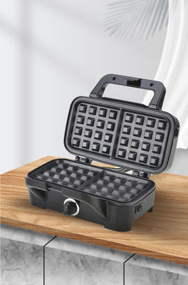 2 Scheiben 850W Mini Waffelfabrikation Maschine Multi-Form