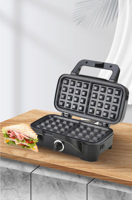 2 Scheiben 850W Mini Waffelfabrikation Maschine Multi-Form