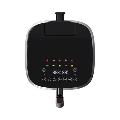 5L Edelstahl Digital Touch Air Fryer Ofen Kleines Smart Quadrat Gesunde elektrische Luftfryer für den Haushalt