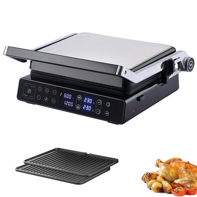 2000W Digital Display Elektrische Kochplatte Kühlberührung Sicherer Griff mit Tropfschachtel für Öl Sammlung Elektrische Grills &amp; Griddles