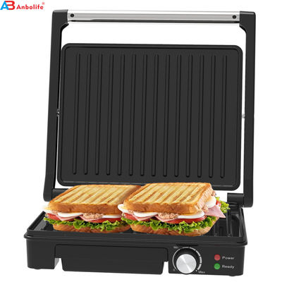 Elektrischer Kontakt Bbq Rauchloser Grill Haushaltsgerät zum Kochen Trennbarer 4/6 Scheiben Panini Maker