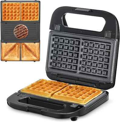 Elektrische Sandwichmaschine 3 in 1 nicht klebende Beschichtung Küchengerät