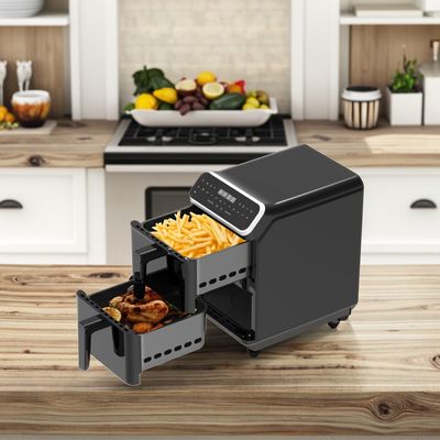 Kunststoffquadrat 1800 Watt Digital Airfryer App gesteuert
