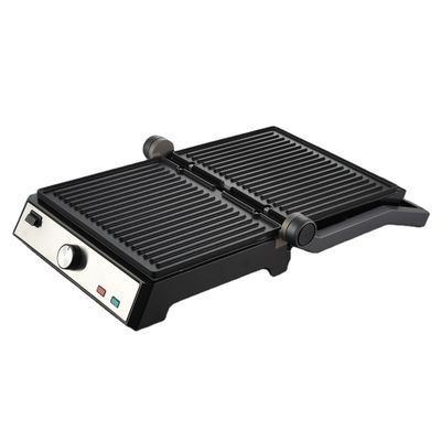 2000 Watt elektrische digitale Großkontakt-Grill ohne Rauch Grill Hausgerät zum Kochen Trennbarer 4/6 Scheiben Panini Maker