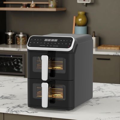 Kunststoffquadrat 1800 Watt Digital Airfryer App gesteuert