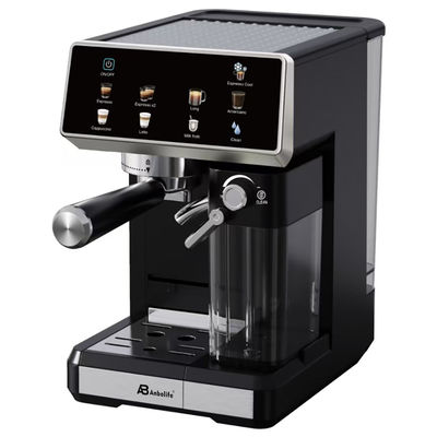 Anbo Big Touch Screen Steuerung Cappuccino Espresso Kaffeemaschine Multifunktionelle mit Schleifmaschine